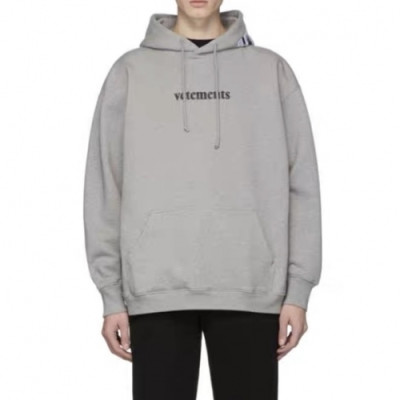 [베트멍]Vetements 2020 Mm/Wm Logo Oversize Cotton Hood Tee - 베트멍 2020 남/녀 로고 오버사이즈 코튼 후드티 Vet0101x.Size(xs - l).그레이