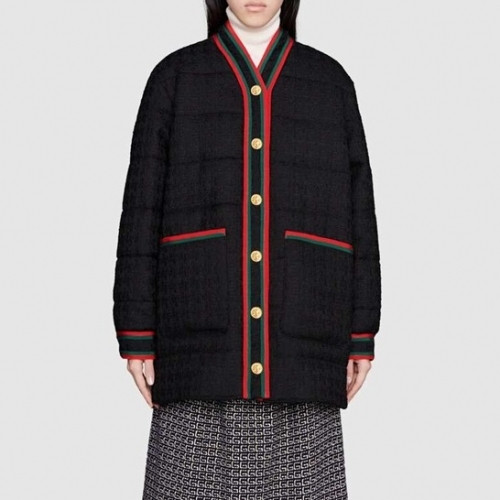 Gucci 2020 Womens Casual Logo Suit Down Jackets - 구찌 2020 여성 캐쥬얼 로고 슈트 다운 자켓 Guc03132x.Size(s - l).블랙