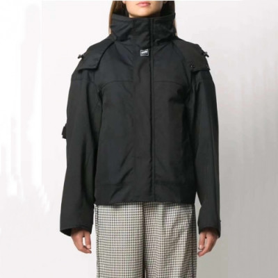 [발렌시아가]Balenciaga 2020 Womens Logo Casual Down Jackets - 발렌시아가 2020 여성 로고 캐쥬얼 다운 재킷 Bal0834x.Size(s - l).블랙