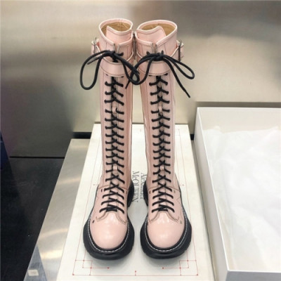 Alexander Mcqueen 2020 Leather Boots - 알렉산더 맥퀸 2020 레더 부츠, AMQS0170,Size(225 - 255).핑크