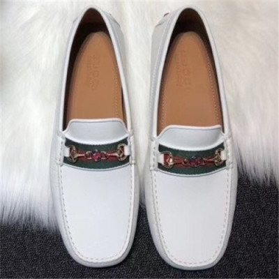 Gucci 2020 Men's Leather Loafer - 구찌 2020남성용 레더 로퍼, GUCS1215, Size(245-275), 화이트