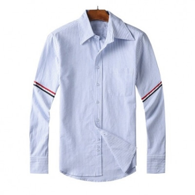 [톰브라운]Thom Browne 2020 Mens Strap Cotton Tshirts - 톰브라운 2020 남성 스트랩 코튼 셔츠 Thom01041x.Size(s - 2xl).블루