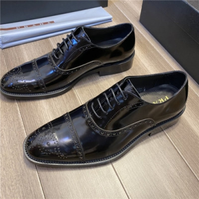 Prada 2020 Men's Leather Oxford Shoes - 프라다 2020 남성용 레더 옥스퍼드 슈즈,PRAS0601, Size(240-275), 블랙