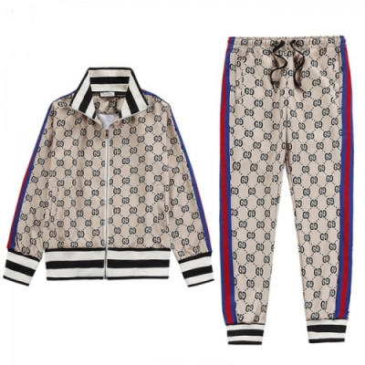 [구찌]Gucci 2020 Mens Logo Casual Training Clothes - 구찌 2020 남성 로고 캐쥬얼 트레이닝복 Guc03144x.Size(s - 2xl).베이지