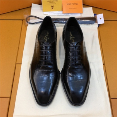 Louis Vuitton 2020 Men's Leather Oxford Shoes - 루이비통 2020 남성용 레더 옥스퍼드 슈즈,Size(240-275),LOUS1428,블랙