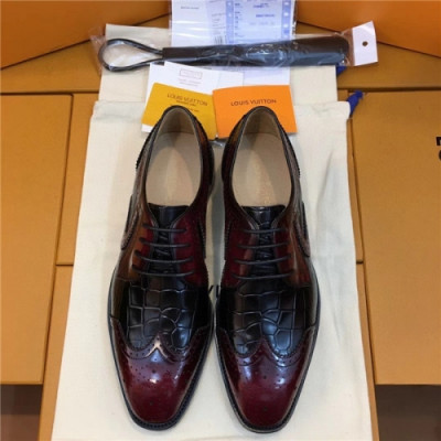 Louis Vuitton 2020 Men's Leather Oxford Shoes - 루이비통 2020 남성용 레더 옥스퍼드 슈즈,Size(240-275),LOUS1433,브라운