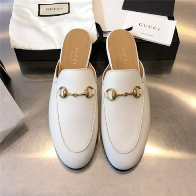 Gucci 2020 Women's Leather Slipper - 구찌 2020 여성용 레더 슬리퍼,Size(225-255),GUCS1228,화이트