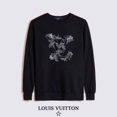 [루이비통]Louis vuitton 2020 Mens Casual Cotton Tshirts - 루이비통 2020 남성 캐쥬얼 코튼 긴팔티 Lou02373x.Size(s - 2xl).블랙