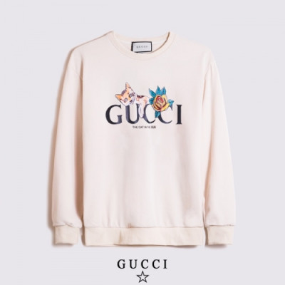 [구찌]Gucci 2020 Mm/Wm Logo Crew-neck Cotton Tshirts - 구찌 2020 남/녀 로고 코튼 크루넥 코튼 긴팔티 Guc03165x.Size(s - 2xl).아이보리