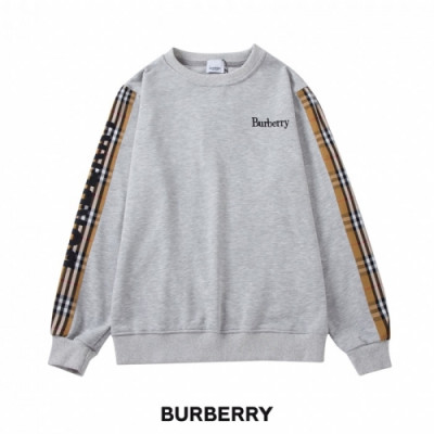 [버버리]Burberry 2020 Mm/Wm Logo Casual Cotton Tshirts - 버버리 2020 남/녀 로고 캐쥬얼 코튼 맨투맨 Bur03275x.Size(m - 2xl).그레이