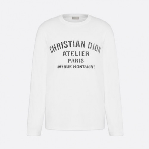 [디올]Dior 2020 Mens Logo Casual Cotton Tshirts - 디올 2020 남성 로고 캐쥬얼 코튼 긴팔티 Dio0910x.Size(xs - l).화이트