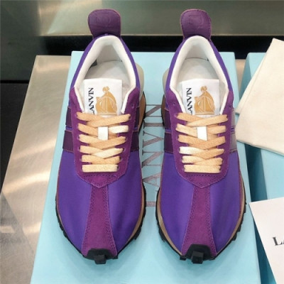 Lanvin 2020 Women's Nylon Sneakers - 랑방 2020 여서용 나일론 스니커즈, Size(225-255), LANVS0008, 퍼플