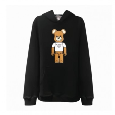 [모스키노]Moschino 2020 Mm/Wm Teddy Bear Cotton Hoodie - 모스키노 2020 남/녀 테디 비어 코튼 후드티 Mos0120x.Size(s - xl).블랙