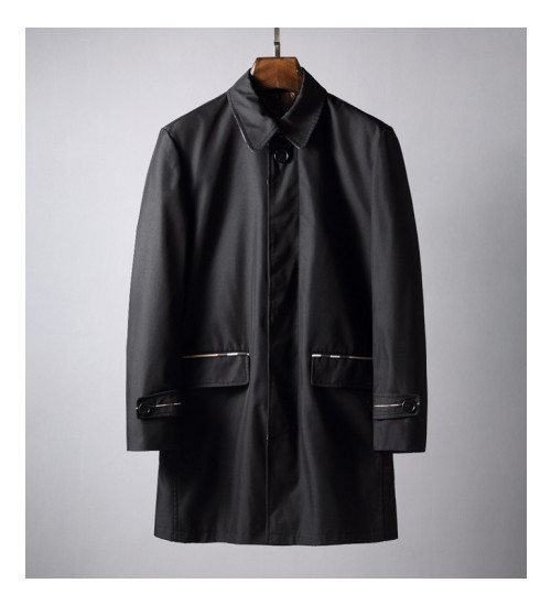 [버버리]Burberry 2020 Mens Vintage Cotton Trench Coats - 버버리 2020 남성 빈티지 코튼 트렌치 코트 Bur03302x.Size(m - 3xl).블랙