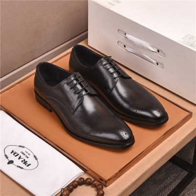 Prada 2020 Men's Leather Oxford Shoes  - 프라다 2020 남서용 레더 옥스퍼드 슈즈,Size(240-275),PRAS0611,블랙