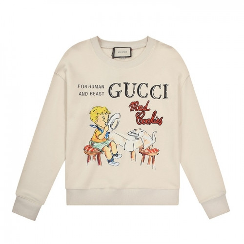 [구찌]Gucci 2020 Mm/Wm Logo Crew-neck Cotton Tshirts - 구찌 2020 남/녀 로고 코튼 크루넥 코튼 긴팔티 Guc03179x.Size(s - l).아이보리