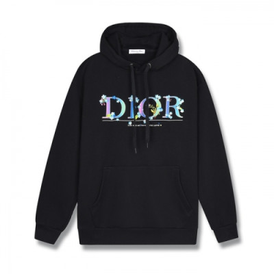 [디올]Dior 2020 Mm/Wm  Logo Casual Cotton Hoodie - 디올 2020 남/녀 로고 캐쥬얼 코튼 후디 Dio0933x.Size(s - xl).블랙