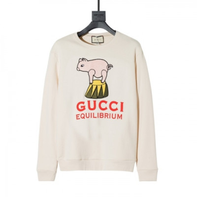 [구찌]Gucci 2020 Mm/Wm Logo Crew-neck Cotton Tshirts - 구찌 2020 남/녀 로고 코튼 크루넥 코튼 긴팔티 Guc03188x.Size(xs - l).아이보리