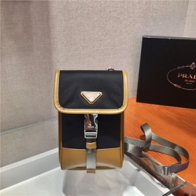 [프라다] Prada 2020 Mm/Wm Nylon Phone Bag,12cm - 프라다 2020 남여고용 네일론 폰백,12cm,PRAB0179,블랙