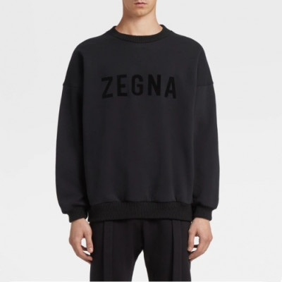 Ermenegildo Zegna 2020 Mens Casual Cotton Tshirts - 에르메네질도 제냐 2020 남성 캐쥬얼 코튼 긴팔티 Zeg0220x.Size(s - 2xl).블랙