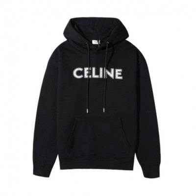 [셀린느]Celine 2020  Mm/Wm Logo Cotton Hoodie - 셀린느 2020 남/녀 로고 코튼 후디 Cel0077x.Size(s - xl).블랙