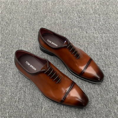 Thom Brown 2020 Men's Leather Oxford Shoes - 톰브라운 2020 남성용 레더 옥스퍼드 슈즈,Size(240-275),THOMS0036,브라운