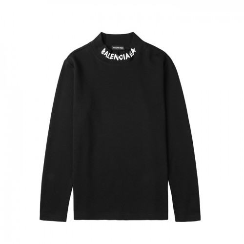 [발렌시아가]Balenciaga 2020 Mens Logo Crew-neck Cotton Tshirts - 발렌시아가 2020 남성 로고 크루넥 코튼 맨투맨 Bal0868x.Size(xs - l).블랙