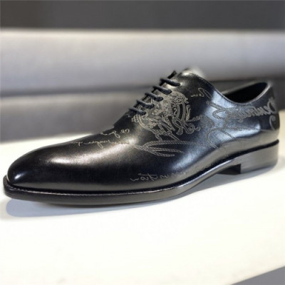 Berluti 2020 Men's Leather Oxford Shoes - 벨루티 2020 남서용 레더 옥스퍼드 슈즈,Size(240-275),BERT0151,블랙