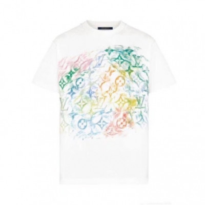 [루이비통]Louis vuitton 2020 Mens Logo Short Sleeved Tshirts - 루이비통 2020 남성 로고 반팔티 Lou02413x.Size(xs - xl).화이트