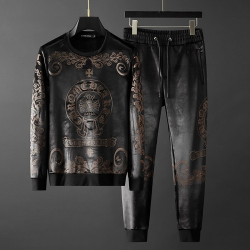 Chrome Hearts 2019 Mens Casual Logo Training Clothes&Pants - 크롬하츠 2019 남성 캐쥬얼 로고 트레이닝복&팬츠 Chr0312x.Size(m - 5xl).블랙