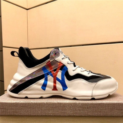 Gucci 2020 Men's Leather Sneakers - 구찌 2020 남성용 레더 스니커즈,Size(240-275),GUCS1296,화이트