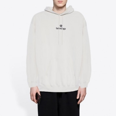 [발렌시아가]Balenciaga 2020 Mm/Wm Logo Cotton Hoodie - 발렌시아가 2020 남/녀 로고 코튼 후디 Bal0874x.Size(xs - m).아이보리