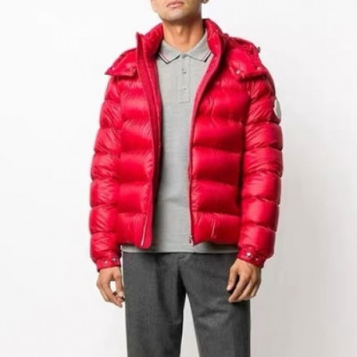 [몽클레어]Moncler 2020 Mens Patch Logo Modern Goose Down Padding - 몽클레어 2020 남성 패치 로고 모던 구스다운 패딩 Moc02006x.Size(m - 3xl).레드