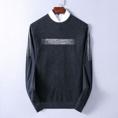 [알마니]Armani 2020 Mens Crew-neck Wool Sweaters - 알마니 2020 남성 크루넥 울 스웨터 Arm0816x.Size(m - 3xl).네이비