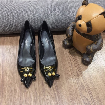 Louis Vuitton 2020 Women's Leather High Heel - 루이비통 2020 여성용 레더 하이힐,Size(225-250),LOUS1509,블랙