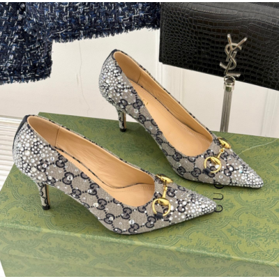 Gucci Womens Leather High Heel - 구찌 여성용 레더 하이힐,Size(225-250),GUCS1304