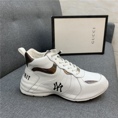 Gucci 2020 Men's Leather Sneakers - 구찌 2020 남성용 레더 스니커즈,Size(240-270),GUCS1311,화이트