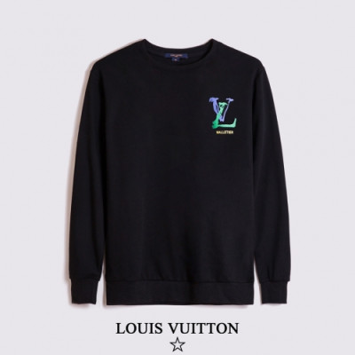 [루이비통]Louis vuitton 2020 Mens Casual Cotton Tshirts - 루이비통 2020 남성 캐쥬얼 코튼 맨투맨 Lou02443x.Size(s - 2xl).블랙