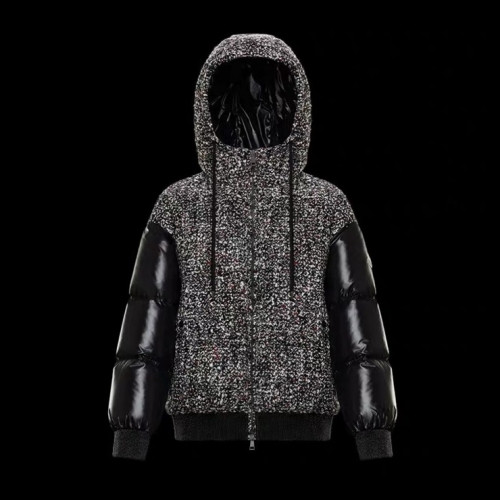 [몽클레어]Moncler 2020 Womens Patch Logo Modern Goose Down Padding - 몽클레어 2020 여성 패치 로고 모던 구스다운 패딩 Moc02015x.Size(s - l).블랙