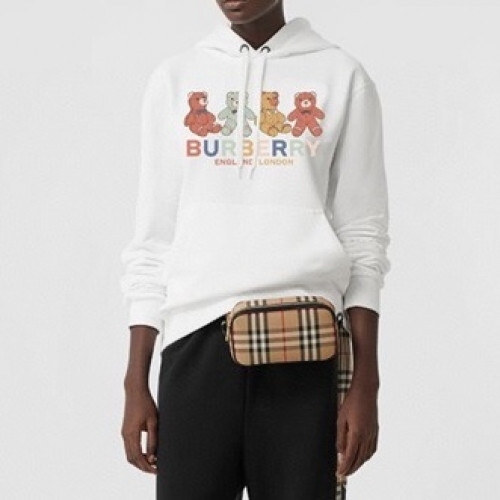 Burberry 2020 Mm/Wm Logo Casual Hoodie - 버버리 2020 남/녀 로고 캐쥬얼 후드티 Bur03410x.Size(s - xl).화이트