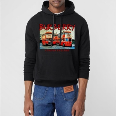 [버버리Burberry 2020 Mm/Wm Logo Casual Hoodie - 버버리 2020 남/녀 로고 캐쥬얼 후드티 Bur03411x.Size(s - xl).블랙