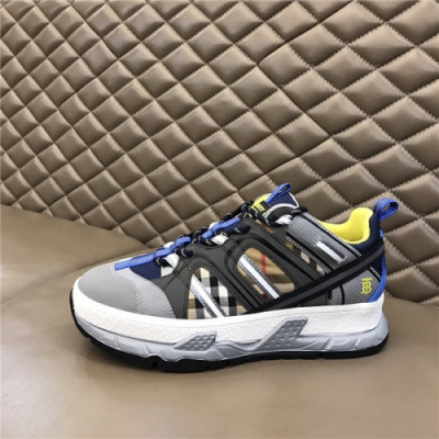 Berburry 2020 Men's Sneakers - 버버리 2020 남성용 스니커즈,Size(240-270),BURS0144,그레이