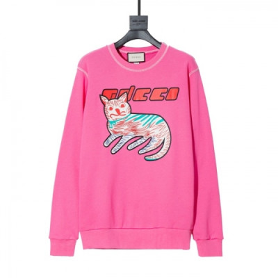 [구찌]Gucci 2020 Mm/Wm Logo Crew-neck Cotton Tshirts - 구찌 2020 남/녀 로고 코튼 크루넥 코튼 긴팔티 Guc03252x.Size(xs - l).핑크