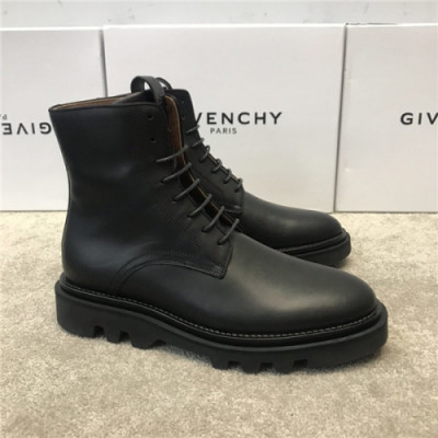 Givenchy 2020 Men's Leather Ankle Boots - 지방시 2020 남성용 레더 앵글부츠,Sizze(240-270),GIVS0137,블랙