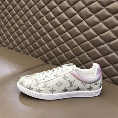 Louis Vuitton 2020 Men's Leather Sneakers - 루이비통 2020 남성용 레더 스니커즈,Size(240-270),LOUS1540,화이트