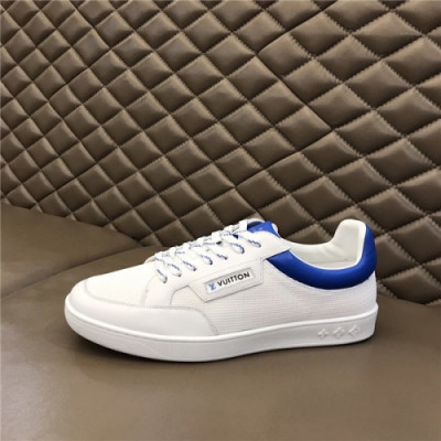 Louis Vuitton 2020 Men's Leather Sneakers - 루이비통 2020 남성용 레더 스니커즈,Size(240-270),LOUS1544,화이트