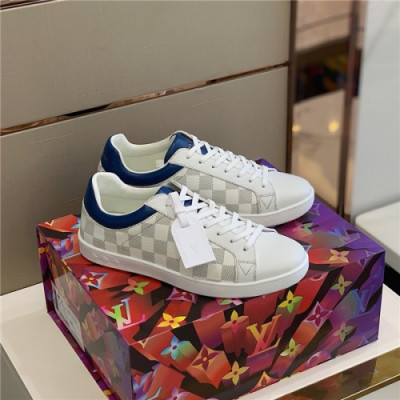 Louis Vuitton 2020 Men's Leather Sneakers - 루이비통 2020 남성용 레더 스니커즈,Size(240-270),LOUS1549,화이트