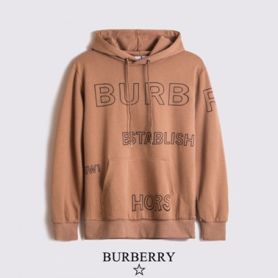 [버버리Burberry 2020 Mm/Wm Logo Casual Hoodie - 버버리 2020 남/녀 로고 캐쥬얼 후드티 Bur03443x.Size(s - 2xl).브라운