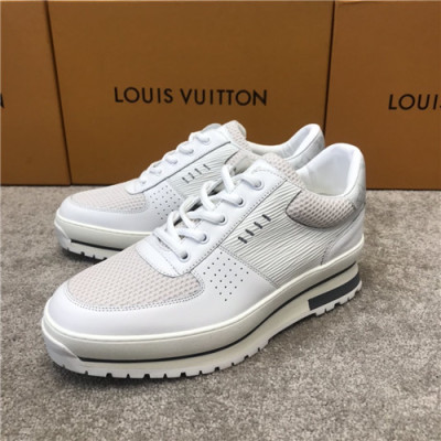 Louis Vuitton 2020 Men's Leather Sneakers - 루이비통 2020 남성용 레더 스니커즈,Size(240-270),LOUS1552,화이트