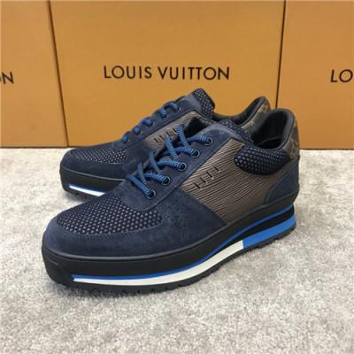 Louis Vuitton 2020 Men's Leather Sneakers - 루이비통 2020 남성용 레더 스니커즈,Size(240-270),LOUS1560,네이비